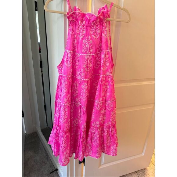 NWT Juliet Dunn tiered tie back dress, Sz 0, Us 2-6 $355 - Picture 5 of 8
